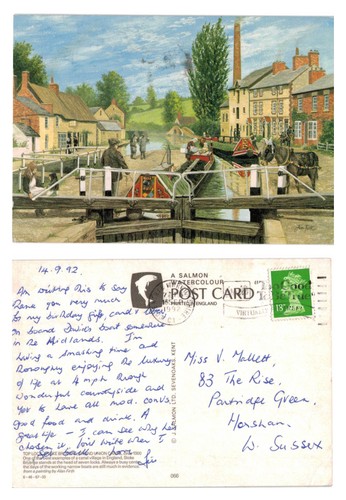 Postcard stoke bruerne grand - postcard,