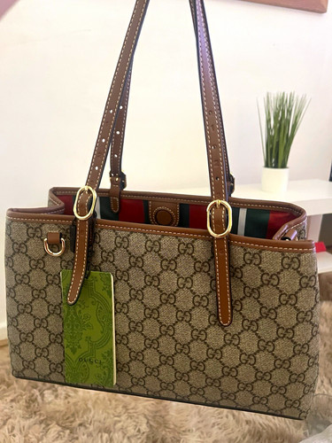 Gucci canvas tote bag - gucci, gg