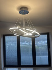 Chrome LED Orb Pendant Light