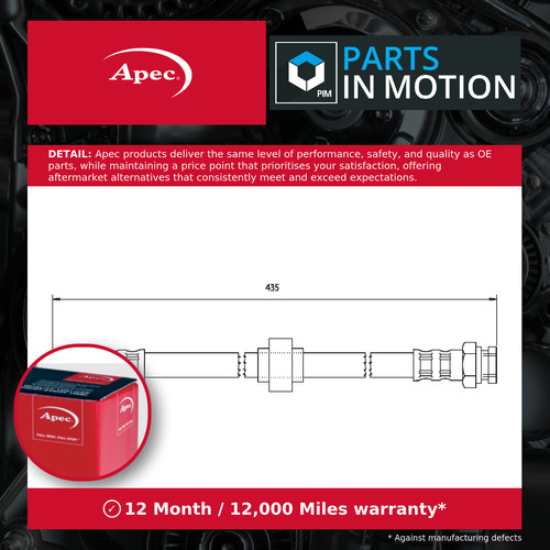Brake hose fits citroen - hose,