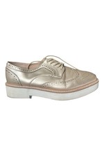 Zara brogue platform shoes