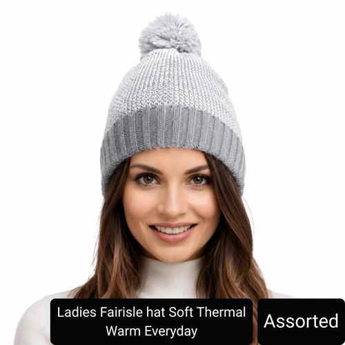 Rjm ladies fairisle thermal - ladies,