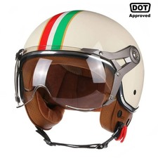 Helmet Open Face Motorcycle
