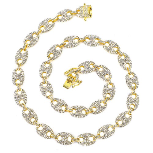 Gold mariner cuban link chain - mariner,
