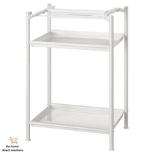 IKEA SPÄND Table Top with Storage Leg White Modern Desk Workspace Home Office