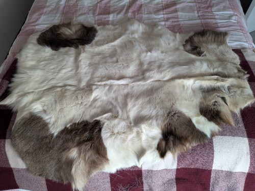 Real reindeer hide - from,