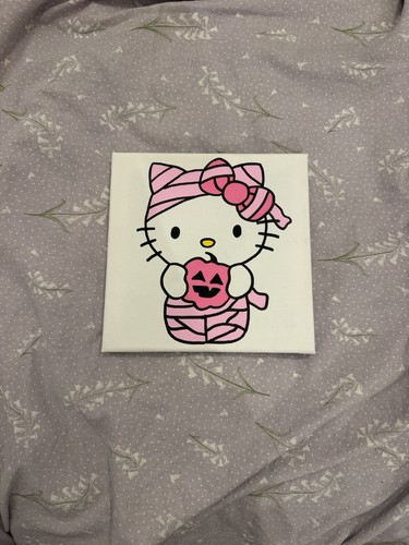 Hello kitty painting - hello,