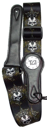 Tgi guitar strap skull - skull, celtic