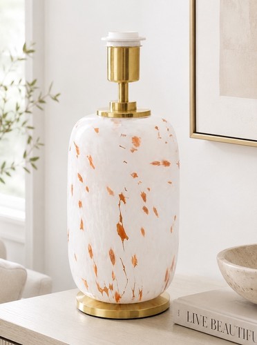 India glass table lamp - glass,