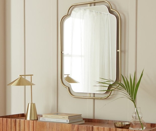 Habitat gold art deco - deco, wavy