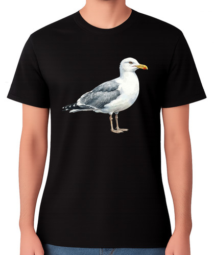 Seagull shirt realistic - t-shirt,