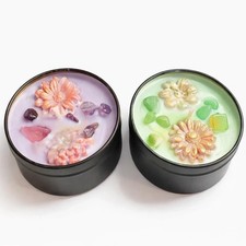 Spiritual Crystal Candle Set