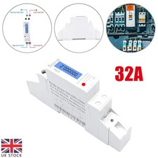 Digital lcd din rail single - rail,