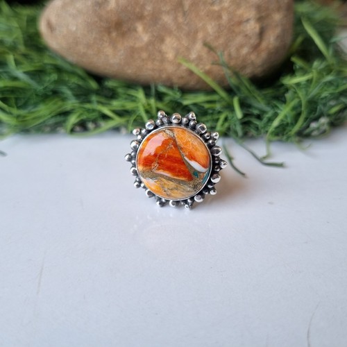 Oyster copper turquoise ring - copper,