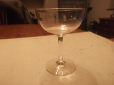 ANTIQUE CRYSTAL CHAMPAGNE SAUCER