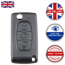 3 Button Remote Flip Key Fob