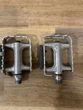 VP 196 Retro Style Mountain Bike Pedals Silver Aluminium Mountain Bike Cage