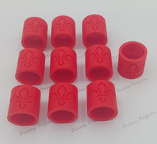 10 x Red UK Scout Woggle