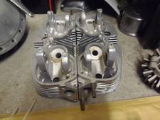 Norton Navigator PAIR of Cylinder Heads - have been vapour blasted - VGC