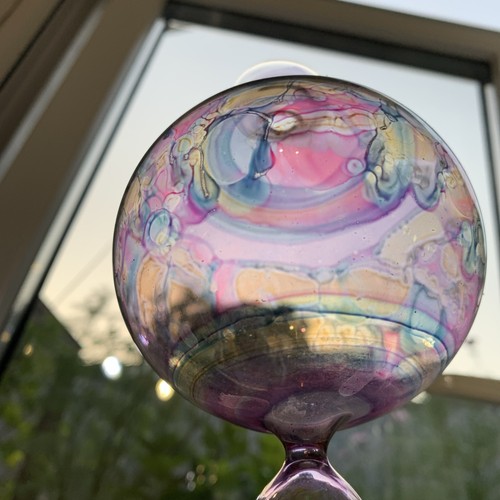 Beautiful unusual hand - , blown