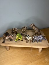 Schleich PAPO Dino bundle (7) Gorgosaurus Raptor T‑Rex Triceratops Allosaurus