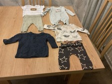 Bundle 6 Newborn Baby Boy Items In Good Condition