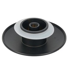 Bathroom Black Matte Basin Waste Pop-Up Sink Push Button Click Clack Plug 66mm