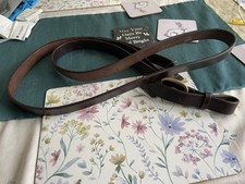 Mackey Classic Lead Leather With Buckle End brown leather 