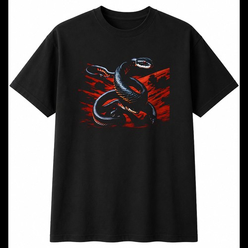 Double exposure milk snake - double,