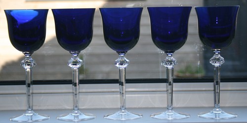 Vintage cobalt blue bell - blue,