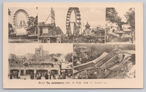 Vienna postcard prater - postcard,