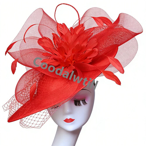 Pillbox fascinator women - pillbox,