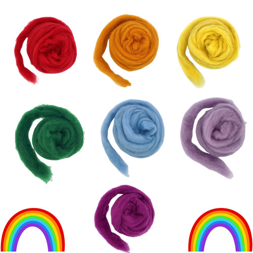 Carded corriedale wool - carded,