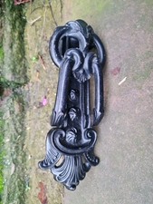 Vintage Metal Black Door