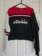 Ellesse womens cropped jumper