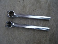 JOHN TICKLE CLIP-ON HANDLEBARS CAFE RACER TRITON BSA TRIUMPH HONDA NORTON 7/8"