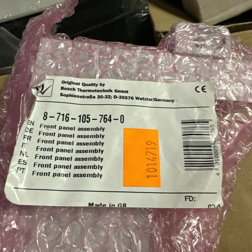 Worcester bosch front panel - worcester,