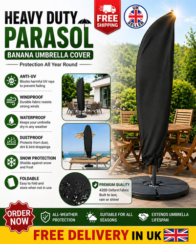 Heavy duty parasol banana - heavy,