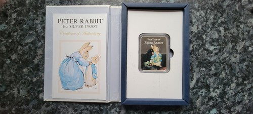 Peter rabbit 1oz silverproof - rabbit,