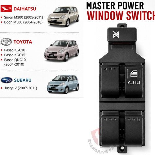 Power window switch main - power,