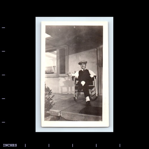 Old vintage photo - old, man