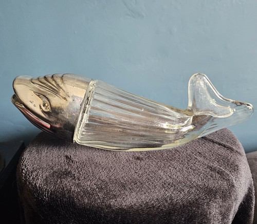 Vintage glass nut - vintage, whale