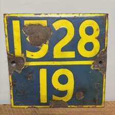Vintage Enamel Railway Sign -