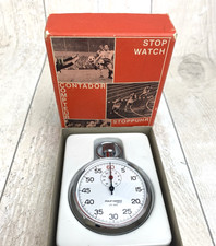 Vintage Philip Harris Swiss Stopwatch in Original Box Working