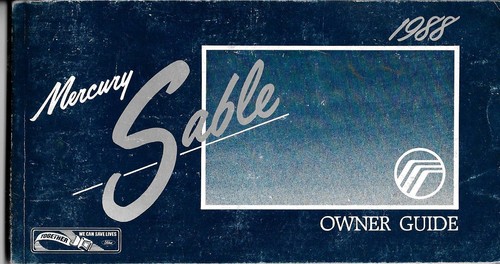 1988 mercury sable owner - 1988,