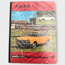FIAT 850 Workshop Manual 1964+ Saloon Spider Coupe Sport Intereurope 198 Book