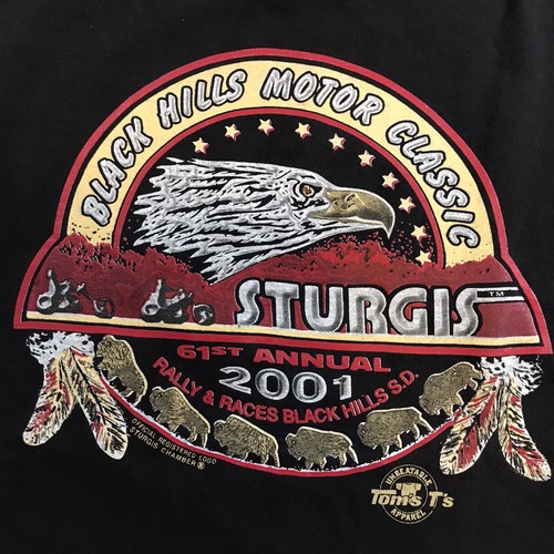 Vintage biker tshirt sturgis - vintage,