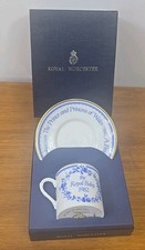 👶 Royal Worcester “The Royal Baby 1982” Mini Mug & Saucer – Commemorative 👶