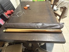 rare vintage 2 Piece Pool Cue newcastle Brown ale bag case