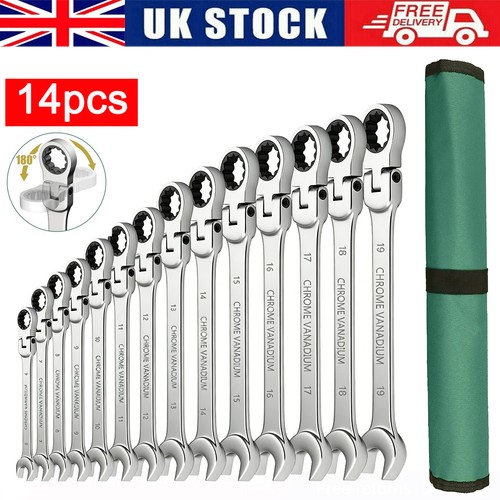 14pcs 19mm flexible ratchet - 6-19mm,